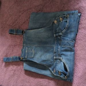 Long overalls stretchy